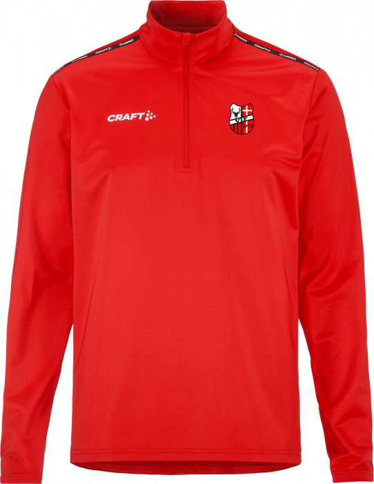 Craft - Vemmedrup If Half-Zip Men - Rood