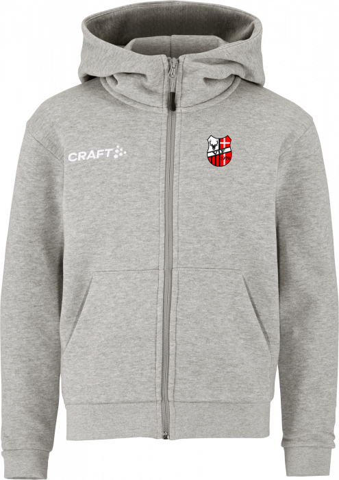 Craft - Vemmedrup If Hoodie Kids - Grå Melange DK