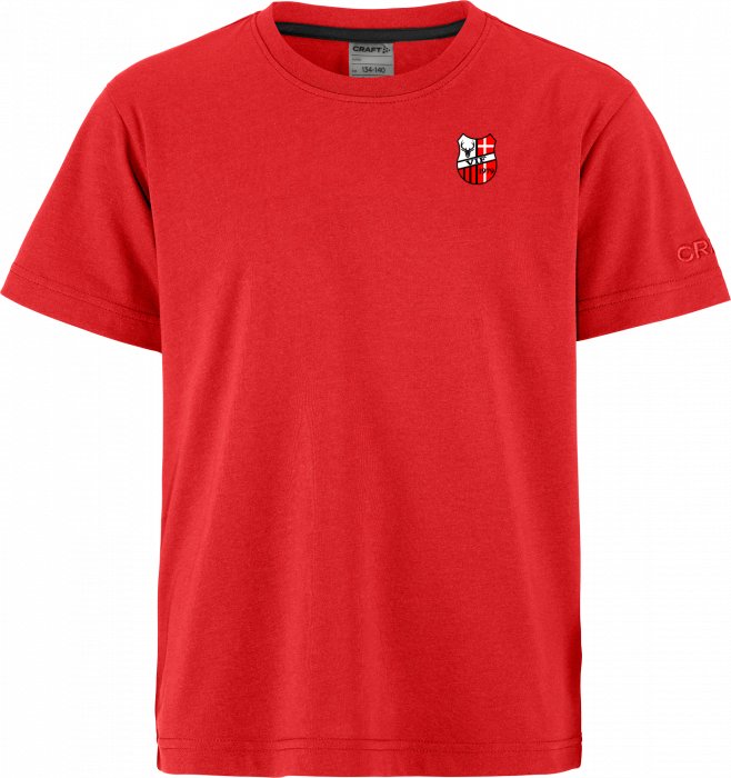 Craft - Vemmedrup If Cotton T-Shirt Kids - Rood